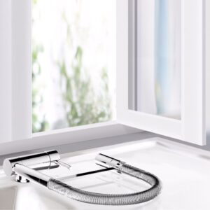 Unterfenster Vorfenster Küchenarmatur klappbar auf nur 6cm mit 2Strahl Brause
