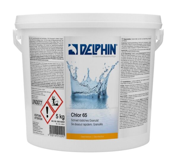 5Kg Delphin Chlor 65 Chlorgranulat 12