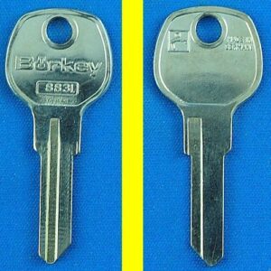 Schlüsselrohling Börkey 883 L (1) für GHE