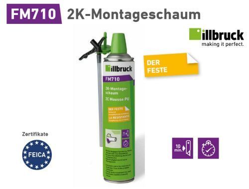 illbruck 2K-Montageschaum FM710 400 ml AKTION FÜR KURZE ZEIT Begrenzte Stückzahl