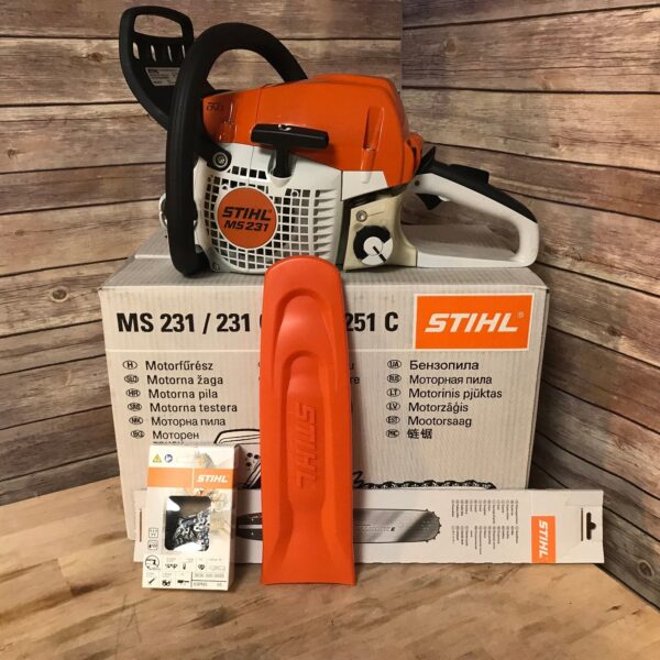 NEU STIHL MS 231 C-BE Kettensäge Motorsäge mit 35 cm 1x Schwert 1x Kette wow Angebot