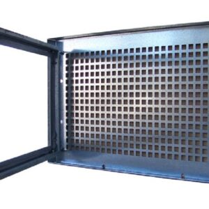 Stahlkellerfenster 1-flueglig festes Gitter 90 x 30 cm