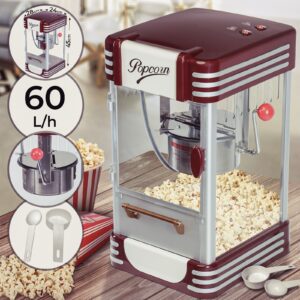 Jago® Profi Retro Popcorn Maschine Maker Popcornautomat Popcorngerät Cinema Kino
