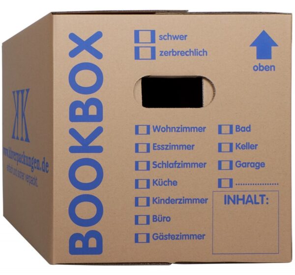 40 Bücherkartons 2-wellig Bookbox Ordnerkartons Archivkartons