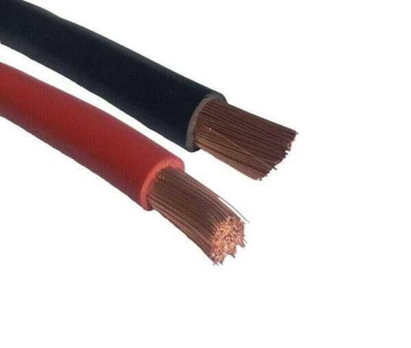 Kabel Batteriekabel H07V-K Rot Schwarz 4 6 10 16 25 35 50 mm² mm2 Meterware
