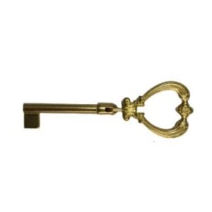 Möbelschlüssel Klappbar Messing Brüniert oder Goldfarbend Schrankschlüssel Antik