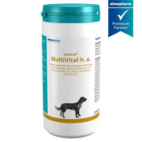 almapharm astoral® MultiVital h.a. 1000g Ergänzungsfuttermittel für Hunde mit ...