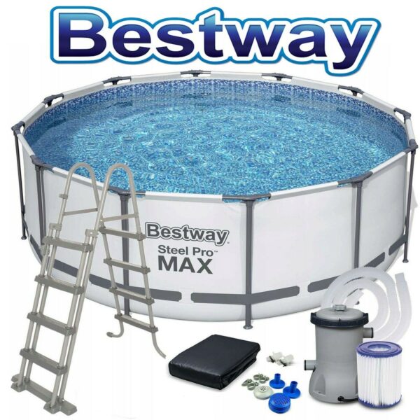 Bestway Steel Pro MAX 366 x 122 cm Bestway Pool 56420 Zubehör Modell.2021