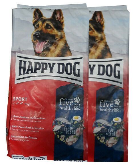 2x14kg Happy Dog Adult Sport Hundefutter