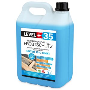 5L Beton-Zusatzmittel Frostschutz Plastifizierer Verflüssiger Betonzusatz RM35
