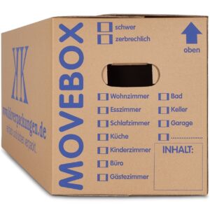 15 Umzugskartons 2-WELLIG 40 KG Movebox