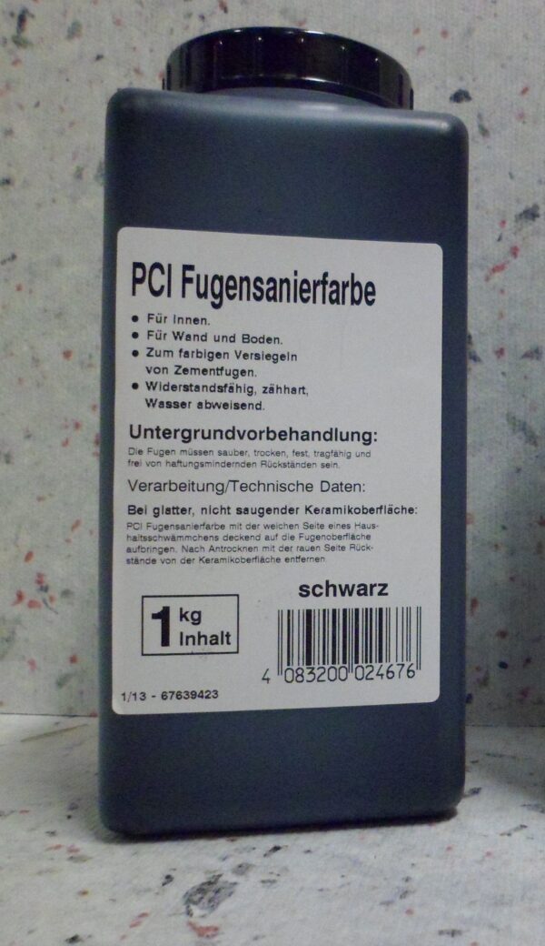 PCI Fugensanierfarbe 1 kg Fugenfarbe Fugensanierungsfarbe Fugenmörtel in 20 Farben