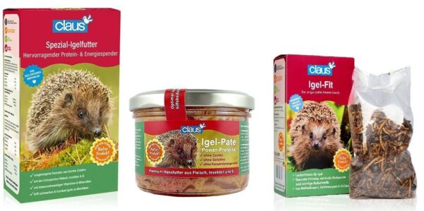 Igelfutter Futter Igel Spezial Igel Fit Premium trocken nass Protein Insekten 3x