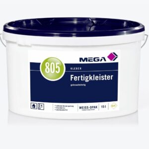 MEGA 805 Fertigkleister 15 Liter weiß opak