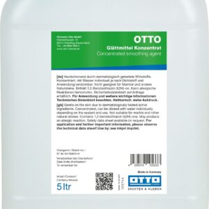 OTTO Glättmittel Konzentrat 5 L Glätten von Silikon- MS-Hybrid-Polymer-Dichtstoff