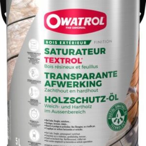Owatrol Textrol 5 Liter farblos Holzschutz außen Holzschutzlasur Holz Öl-Lasur