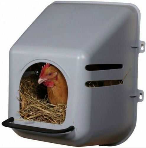 Hühnernest Kunststoff Legenest Abrollnest Eierbox Geflügel Hühner Brutnest