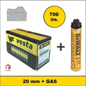 Vesta C5-20 MM Nägel + Gas