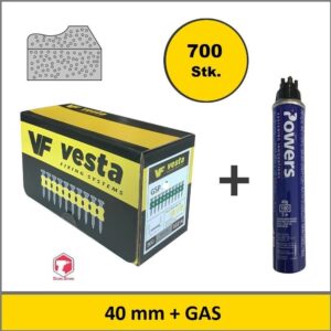 Vesta C5-40 MM Nägel + Gas