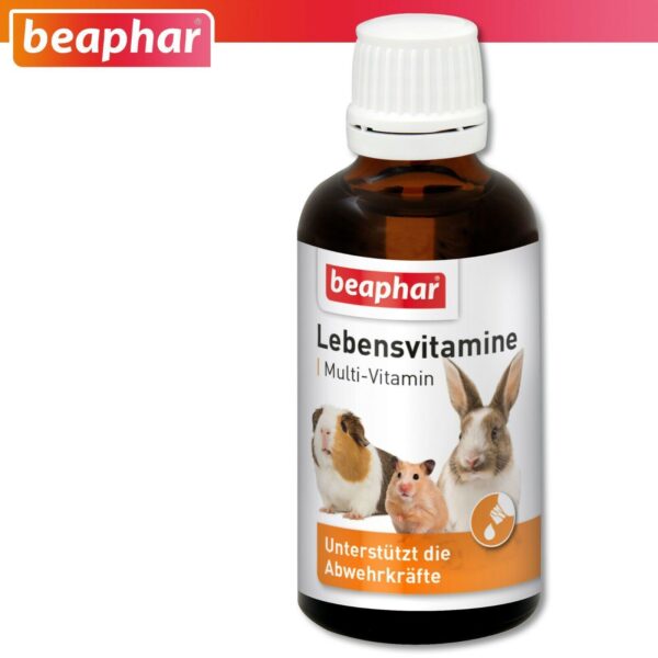 Beaphar 50 ml Lebensvitamine für Kleinsäuger