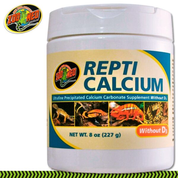 Zoo Med Repti Calcium® ohne D3 227 g reines Kalziumcarbonat Nahrungsergänzung