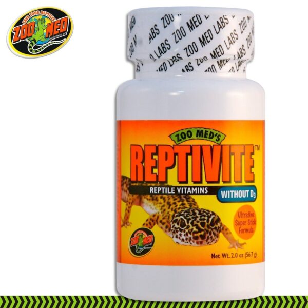 Zoo Med ReptiVite? ohne D3 Vitaminkomplex Mineralkomplex Aminosäure f. Reptilien