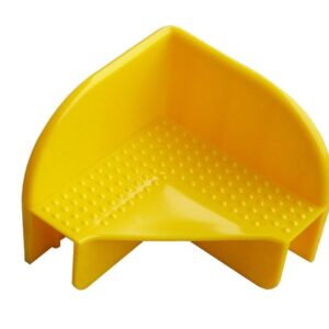 Stapelecken - 20er Set Kunststoffstapelecke für Holzaufsatzrahmen aus gelbem PE