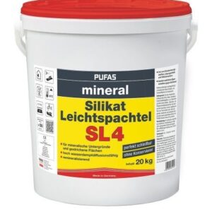Pufas Silikat Leichtspachtel SL4 Mineralbasis