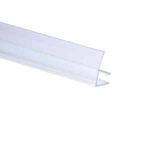 Duschdichtung PVC Ersatzdichtung TYP-4 2m Glasstärke 4-10mm Gummilippe 10-28mm