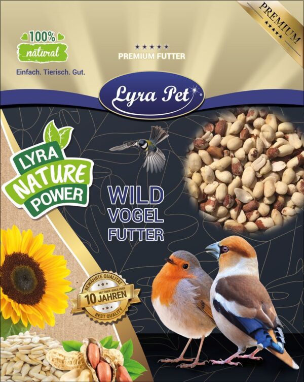 10 - 25 kg Lyra Pet® Erdnusskerne Splits gemischt blanchiert und mit Haut HK Südam...
