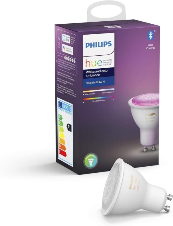 Philips Hue White & Color Ambiance GU10 LED Lampe Einzelpack