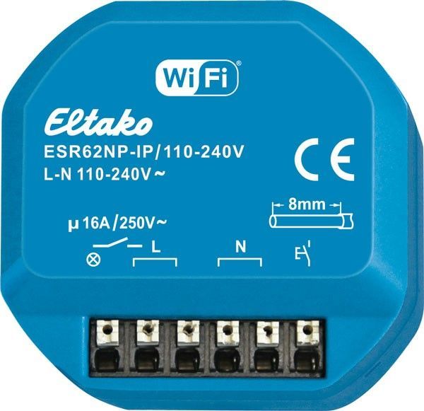 Eltako Stromstoß-Schaltaktor ESR62NP-IP/110-240V 16A - Apple Home - Matter