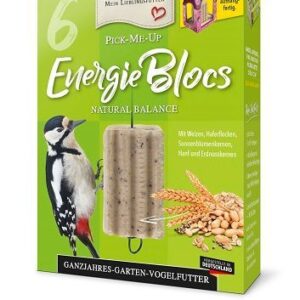 Delicia Pick-me-up Energie Blocs mit Aufhänger Vogelfutter 6 Stck