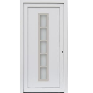 Haustüren kuporta Kunststoff Meridana weiß Nebeneingangstür Wohnungstür Kellertür