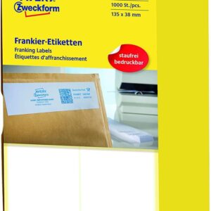 AVERY Zweckform 3435 Frankier-Etiketten (Papier matt